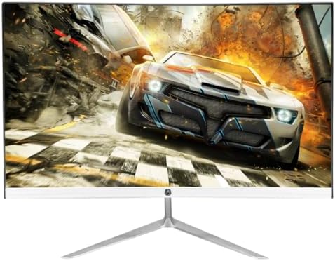 MONITOR LED CURVO 23.8 FULL HD BRANCO 100HZ FRAMELESS COM ÁUDIO B...