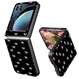 LYHXLYJH Slim Fit for Motorola Razr 2025/2024 Case,[Hard PC Back][Wireless Charging Support] Anti-Scratch Shookproof Protective Cover for Moto Razr 60/50,Pink Bow