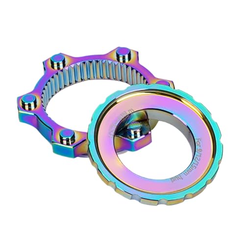 Centerlock to 6 Bolt Adapter, Bicycles Center Lock, Bike Brake Mounts for Cycling Travel Fitness Workout Outdoor Sports Backpacking Outdoor Adventure Camping Picnic