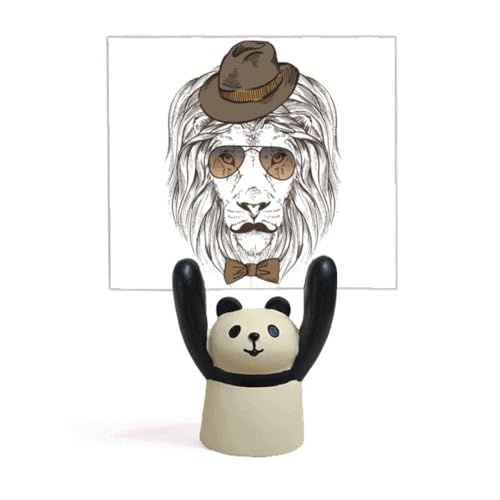Support de décoration lion britannique avec chapeau et nœud papillon pour salon