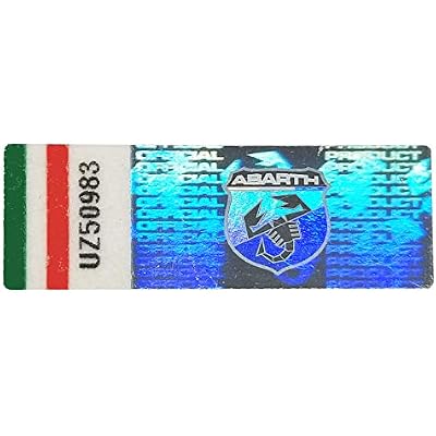 Abarth Official Key Ring Logo, Black