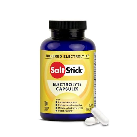 SaltStick Caps, Electrolyte Supplement Capsules for Rehydration, Exercise, Hiking & Sports Recovery, Gluten Free, Non-GMO, 100 Capsules