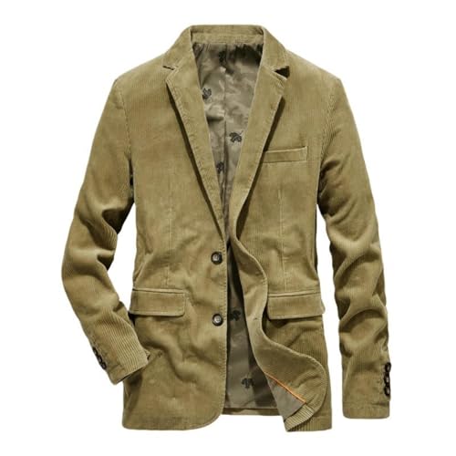 Blazer décontracté en velours homme veste vintage printemps