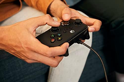 PowerA Enhanced Wired Controller for Xbox - Black Gamepad, Wired Video Game Controller, Gaming Controller, Xbox Series X|S