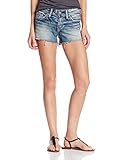 Silver Jeans Juniors Suki Mid Rise Medium Wash Jean Short