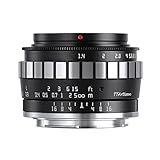 TTArtisan 23mm F1.4 RFマウント MF 単焦点レンズ APS-C (国内正規品・メーカー2年保証付) キャノンRF互換品 EOS-R マニュアルフォーカス 大口径 広角 金属製 コンパクト 小型 軽量 ミラーレス用 スナップ/ポートレート/風景撮影 ブラック×シルバー 銘匠光学