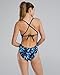 TYR Women's Standard Durafast Elite Crosscutfit Swimsuit, Blue Ice, 32
