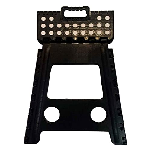 Miniatura 3 de Ac - Taburete Plegable - Fabricado En Pvc - Multiusos De Plástico Resistente Y Duradero. Ideal Para Escuelas, Guarderías U Hogar. - 29 X 22 X 39 Cm Negro