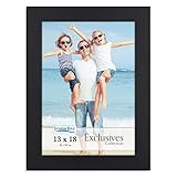 Icona Bay Marco de fotos negro de 13 x 18 cm, colección Exclusives