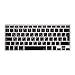 MiNGFi Arabe Arabic Clavier Coque de Protection/Couverture pour MacBook Pro 13" 15" 17" et Air 13" EU/ISO/FR Keyboard Disposition Silicone Skin - Noir/Black