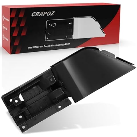 CRAPOZ transit fuel Door, Transit Fuel Filler door Assembly with Black cover Compatible with Ford Transit 150 250 350(HD) 2015-2023,fuel tank filler door accessories for CK4Z-5427936-A CK4Z-5427936-F Cover