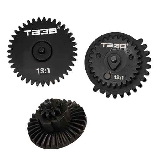 T238- AEG Gear Set Basic Edition V2 V3 Gearbox Upgrade Kit, for M4/AK/MP5/G36/P90 CNC Machined (13:1)