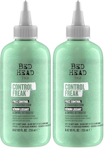 TIGI Hair Serum For Curly or Frizzy Hair Control Freak Hair Care and Straightener 8.62 fl oz (Pack of 2)