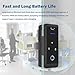 Smart Lock,Fingerprint WiFi Keyless 5-in-1 Entry Smart Door Lock with Touchscreen Keypad, IP66 Weatherproof, APP Remote Control Smart Lock for Glass Door,Offices (JD-699)