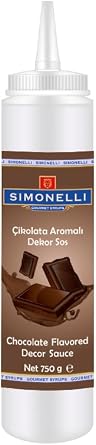 SIMONELLI CHOCOLATE Chocolate Flavored Decor Sauce 750 G