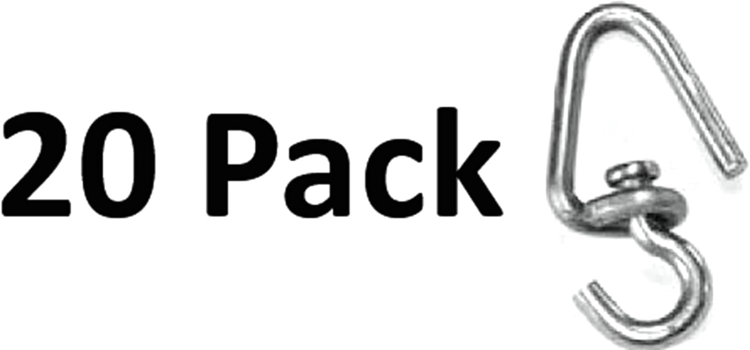 JC Conner Rod Swivel and J Hook 20 Pack