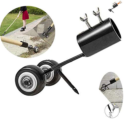 Rollende Spalt-Unkrautvernichter, Arten von Unkraut-Unkraut-Unkraut-Garten-Rasenmäher-Unkraut-Kopf mit Rädern, perfekt für den Garten