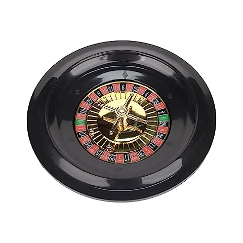Extguds 10 Inches Roulette Wheel, American Style Roulette, for Game Night Cover