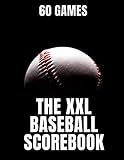 The XXL Baseball Scorebook: 8.5''x11'' Softball Scorekeeper Scorebook - (Large Print Format)