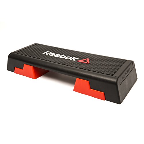 Image of Reebok Fitness Multipurpose Adjustable Aerobic and Strength Training Workout Step Platform for HIIT, Cardio, and General Sessions