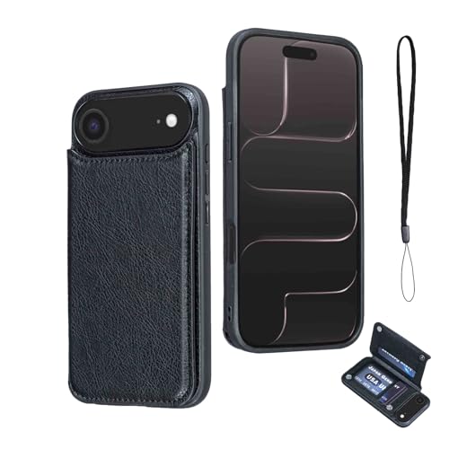 Cafma �Ή� IPhone 17 Air �P�[�X �w�� �J�[�h�P�[�X �A�C�t�H�� 17 Air �g�� �J�o�[ ���� �蒠�^ �P�[�X iphone17AIR �g�� �P�[�X �蒠�^ �ϏՌ� �y�� �X�^���h�@�\ �w�� IC �J�[�h���� �蒠�^ ���z�^ �J�o�[