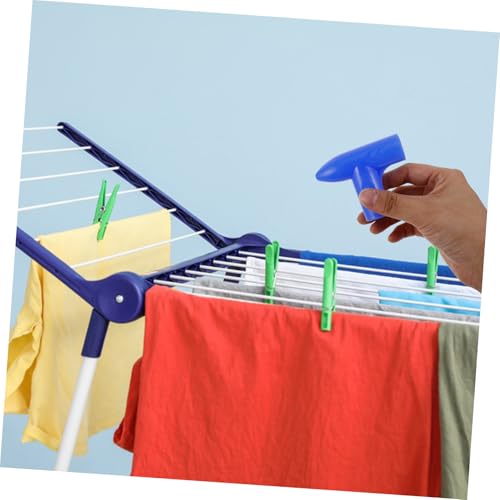 PRETYZOOM 8Pcs Plastic Wing Ends for Clothes Drying Rack Accessories, Sturdy Support Repair Parts for Home Folding Clothes Rack Replacement Kit - Image 6