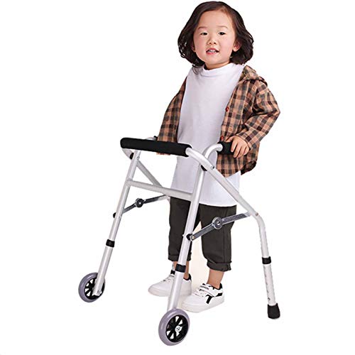Andador For Niños Con Parálisis Cerebral, Soporte For Ponerse De Pie, Ayuda For Caminar Con Altura Ajustable, Andador Ligero Con Ruedas