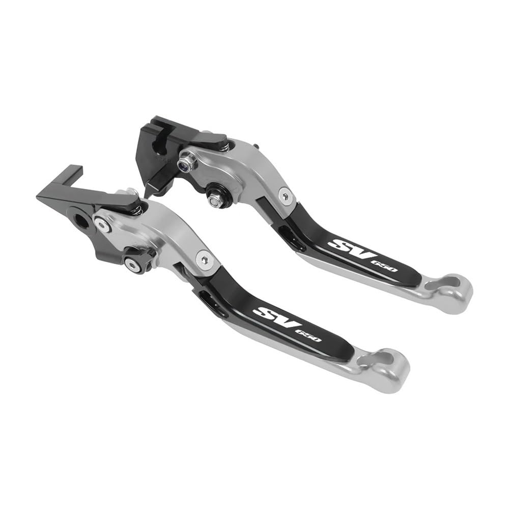 MLIOJU Motorcycle Clutch Lever SV 650 SV650S Motorcycle Adjustable Extendable Folding Brake Clutch Levers Handlebar Grips for SV650 SV 650S 1999-2012