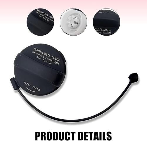 image for leechio Fuel Tank Cap, Tight-fitting Leak-proof Sealing Cover with Rub