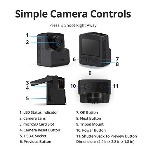 Brinno Tlc2020 Time Lapse Camera, 99-Day Battery Life, Multiple Modes (Step Video/Stop Motion/Still), Flexible Schedule, Easy Installation, Hd 1080P, Bbt2000 Accessory Bundle (Camera Mount/Wall Clip) #TOP5
