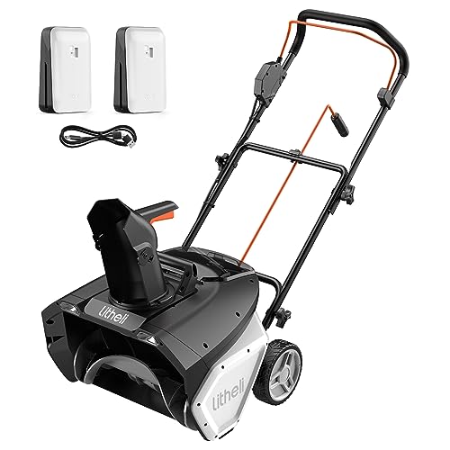 Litheli 2X20V Cordless Snow Blower