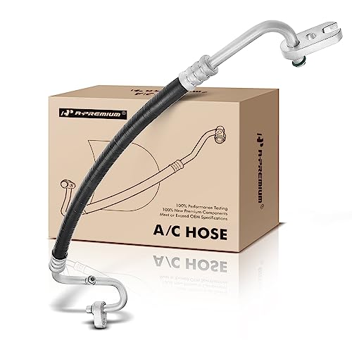 A-Premium A/C Discharge Line Hose Assembly Compatible with Chevrolet Traverse 2009-2012 & GMC Acadia 2007-2012 & Buick Enclave 2008-2012 & Saturn Outlook 2007-2010, Compressor to Condenser by A-Premium - Used condition - US$12.49
