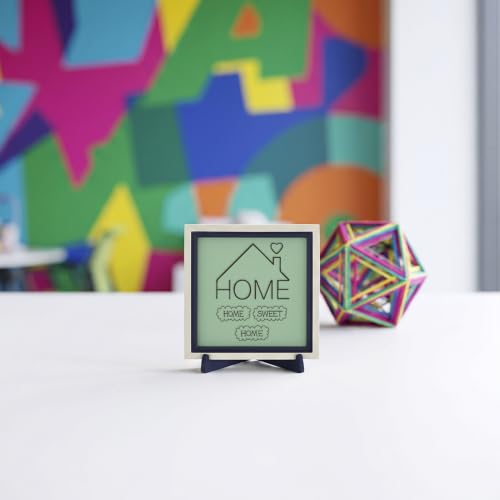 Home Sweet Home Yazılı Modern Hatıra Obje 10x10 cm