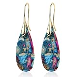 bisuteria artesanal peruana Material hipoalergénico: nuestros pendientes de piedra para mujer están hechos de piedras naturales de primera calidad, fiables y duraderos, adecuados para orejas sensibles.