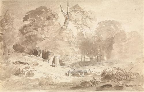 Affiches et Gravures Impression Sur Toile Paysage Rural Carl Blechen Décoration Salon
