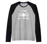 Drone Fan Divertido Drone Piloto Quadcopter Drone Hobby RC Drone Camiseta Manga Raglan