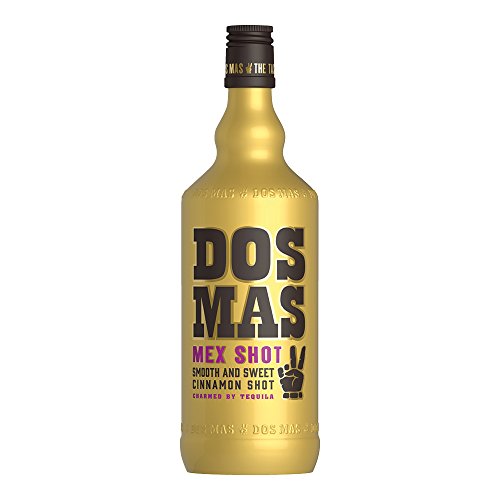 DOS MAS Sweet Zimt – Mex Shot 1x0,7l – Likör mit 15% Vol. – Eisgekühlt servieren – Süßer Zimtgeschmack – Perfekt für Shots & winterliche Cocktails