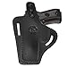 Koltster Smith&Wesson 5906 Holster, 2 Slot Pancake OWB Black Leather Holster Thumb Break Right Hand Handmade (Alis315)