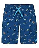 Under Armour Boys' Volley Swim Trunks with UPF 50+ Sun Protection, Quick Dry Bathing Suit Shorts, Varsity Blue Lure, YM