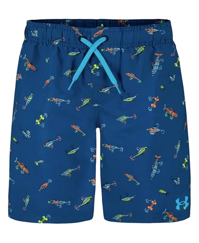 Image of Under Armour Boys' Volley Swim Trunks with UPF 50+ Sun Protection, Quick Dry Bathing Suit Shorts