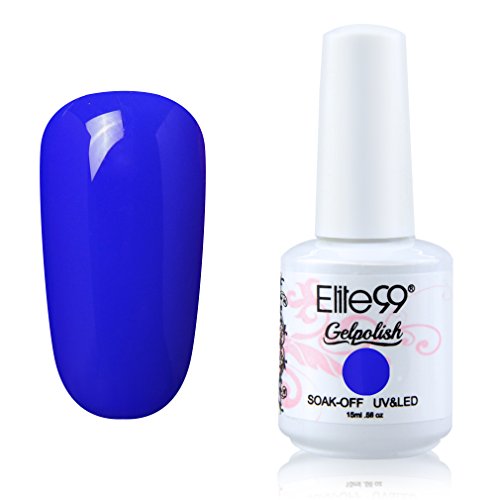 Elite99 Soak Off UV LED Gel Polish Lacquer Nail Art Manicure Varnish 15ml Sea Blue 1621 Elite99 Soak Off UV LED Gel Polish Lacquer Nail Art Manicure Varnish 15ml Sea Blue 1621