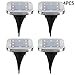 4pcs 8LED Solar Buried Light Lamp Outdoor Pathway Garden Decor
