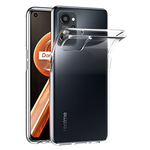 AICEK Compatible con Realme 9i Funda, Transparente Silicona Fundas para Realme 9i Bumper Case Carcasa Silicona Funda