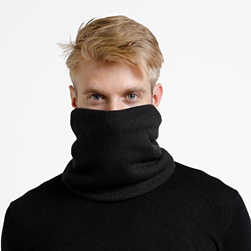 Image of Winter Scarf Neck Warmer Gaiter Face for Men Women Warm Fleece Ski