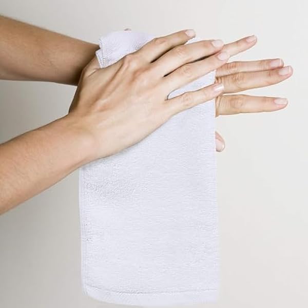 Utopia Towels Набор из 24 хлопковых полотенец для лица 30 x 30 см 100 Ring Spun фланелевые полотенца для лица серии Премиум очень впитывающие и мягкие на ощупь полотенца для рук белые