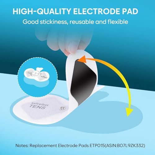 Wireless TENS Machine for Pain Relief, Easy@Home Rechargeable Compact TENS Unit EMS Muscle Stimulator, Portable Pain Management Device PL-029K5 - Image 4
