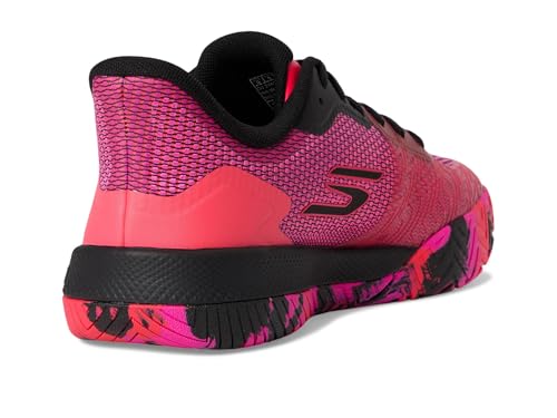 Skechers Mens Pickleball Viper Court Pro 2.0 Sneaker Black/Hot Pink 11.5 Medium
