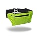 fitter's niche Waist Fanny Packs, 3 Pockets Travel Money Bag, Water Resistant Elastic Adjustable Belt, Fits IPhone X 8 7 Plus, Idea for Outdoor Cycling Hiking Jogging