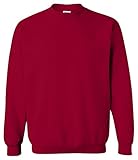 Gildan 18000 - Classic Fit Adult Crewneck Sweatshirt Heavy Blend - First Quality - Cardinal Red -...