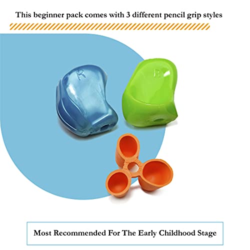 The Pencil Grip Early Childhood Set of 6, Writing Aid Set for Righties and Lefties, Assorted Colors - ECG-006 by The Pencil Grip - Image 2